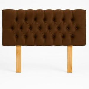 Ethan Desing - Respaldo De Cama 2 Plazas Color Café