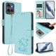 thumbnail image 2 of Funda Billetera con Relieve de Gato para Motorola Edge 50 5G, Verde Claro, 2 of 6