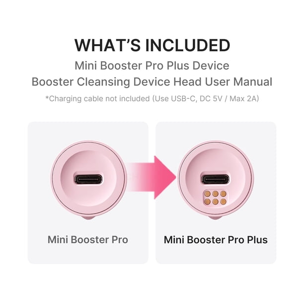 Aparato limpiador medicube Mini Booster Pro Plus Pink | Lider