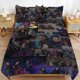 thumbnail image 1 of Descendants Bedding Sets Ultra Soft Skin-Friendly Duvet Cover 3 Piece, Cute Comforter Cover Bed Set for Boys Girls Kids, 1 of 5