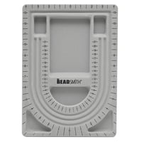 Tabla De Abalorios The Beadsmith, 24 X 33 Cm, Diseño Flocado, Color Gris