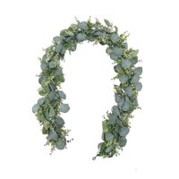 Bothyi - Guirnalda De Vegetación De Eucalipto Artificial De 180 Cm Para Decoración De Chimeneas Y Fiestas En El Jardín, Estilo B