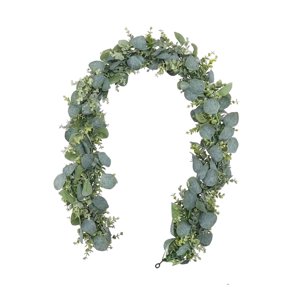 Bothyi - Guirnalda De Vegetación De Eucalipto Artificial De 180 Cm Para Decoración De Chimeneas Y Fiestas En El Jardín, Estilo B