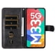 thumbnail image 5 of Funda con Cremallera para Samsung Galaxy M33 5G, Carcasa Cartera de Cuero PU con Soporte y Tarjetero, 5 of 6