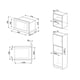 thumbnail image 5 of Microonda Classica FMI325X 26 Lts SMEG, 5 of 7
