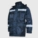 thumbnail image 3 of Parka Impermeable Con Reflectante azul marino 3XL, 3 of 5