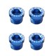 thumbnail image 1 of Perno De Tornillo De Bicicleta De Aleación De Aluminio De 4 Piezas Para Orificio De Freno V M10 * 1.25 Azul, 1 of 5