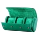 thumbnail image 2 of Estuche De Viaje Con 3 Ranuras Para Relojes, Organizador Clásico De PU Para Collar, Viaje, Verde, 2 of 5