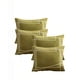 thumbnail image 1 of Juego De 4 Fundas De Cojin 45cmx45cm Bordado De Linea Color Verde, 1 of 4
