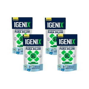 Pack 4X Detergente De Ropa P.Diluir Igenix Dp 500Ml
