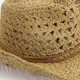 thumbnail image 4 of Sombrero Vaquero Tejido Estilo Cowboy Playa, Festival, Moda beige Talla Única, 4 of 5