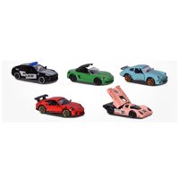 Total E-Commerce - Juguete Pack 5 Autos 1:62 Metalicos Porsche Edition Infantil