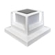 thumbnail image 4 of Luz Solar Para Tapa De Poste, Luz Exterior Para Jardín, Porche, Barandilla, Patio Trasero, Color Blanco, 4 of 5