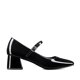 thumbnail image 1 of Zapato Taco Grueso Formal Simil Charol Mujer Weide GH171, 1 of 9