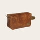 thumbnail image 1 of Neceser Estuche de Cuero Genuino Elqui OLKI - Caramel con Verde, 1 of 7