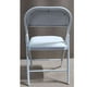 thumbnail image 5 of Silla Plegable reuniones y eventos ecocuero acolchado Windsor Marfil, 5 of 9