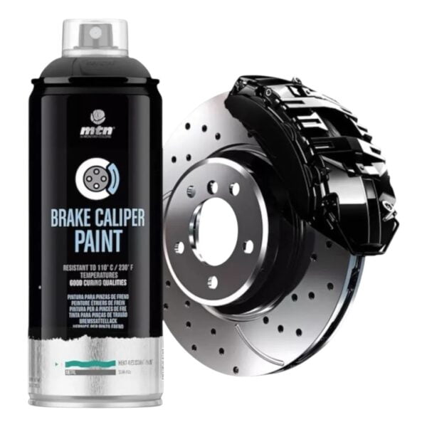 Pintura Alta Temperatura Mtn Caliper Negro Satinado 400ml
