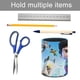 thumbnail image 5 of Ejen Ali-theme Cylinder Pen Holder Pencil Organizer with Flannel Lining PVC Leather Material Cardboard Base for study work 10*8CM, 5 of 6