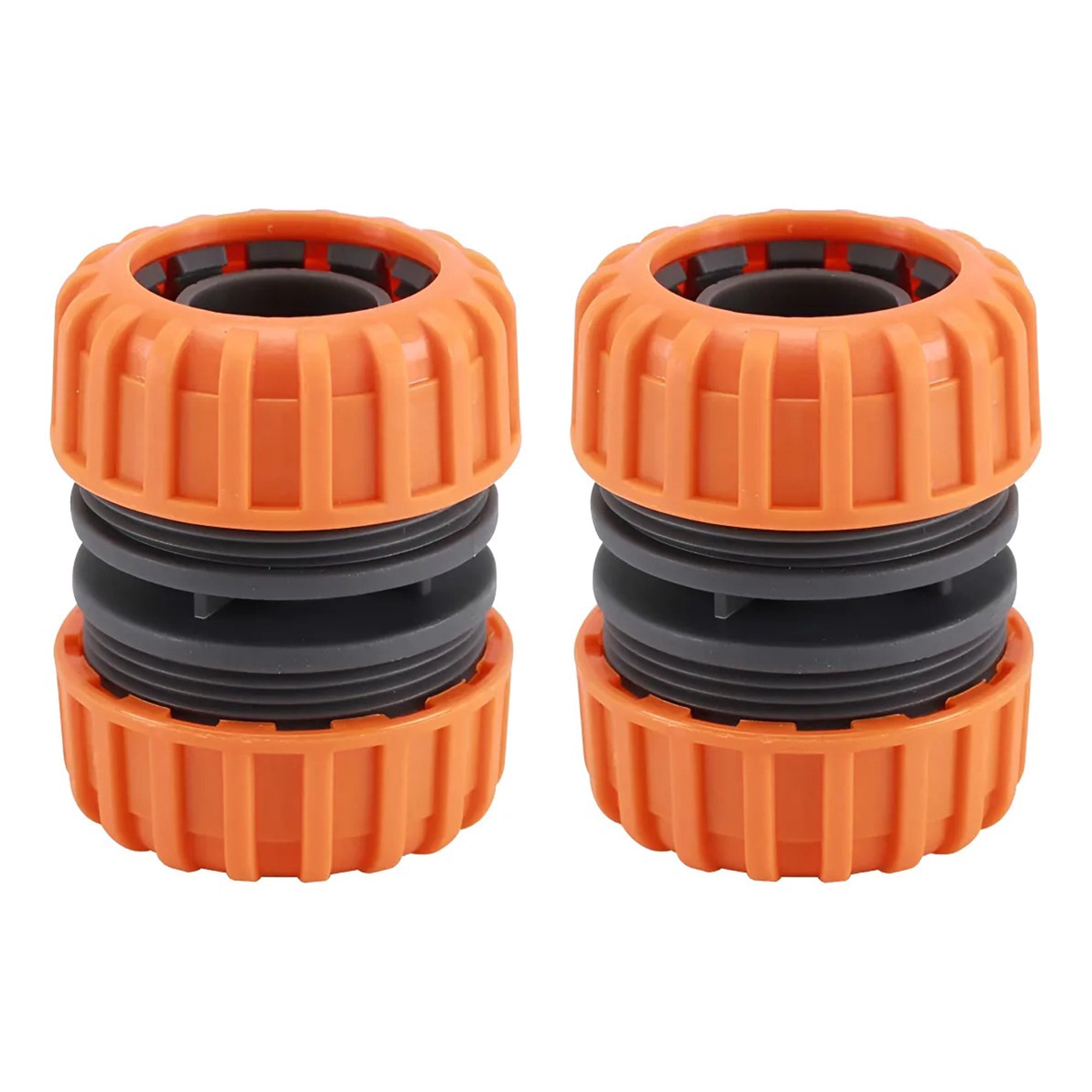 Genérica - 2 Piezas Reparador Unión Manguera 1 Pulgada Plástico Abs