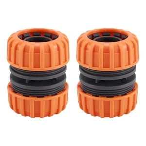 Genérica - 2 Piezas Reparador Unión Manguera 1 Pulgada Plástico Abs