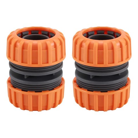 Genérica - 2 Piezas Reparador Unión Manguera 1 Pulgada Plástico Abs