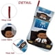 thumbnail image 5 of Bebé Jefe: Niño Africano Tema: Calcetines de Navidad, fino lino blanco para colgar en escaleras y chimenea, decoración navideña para el hogar, regalo de Navidad. 54cm × 38cm, 5 of 5