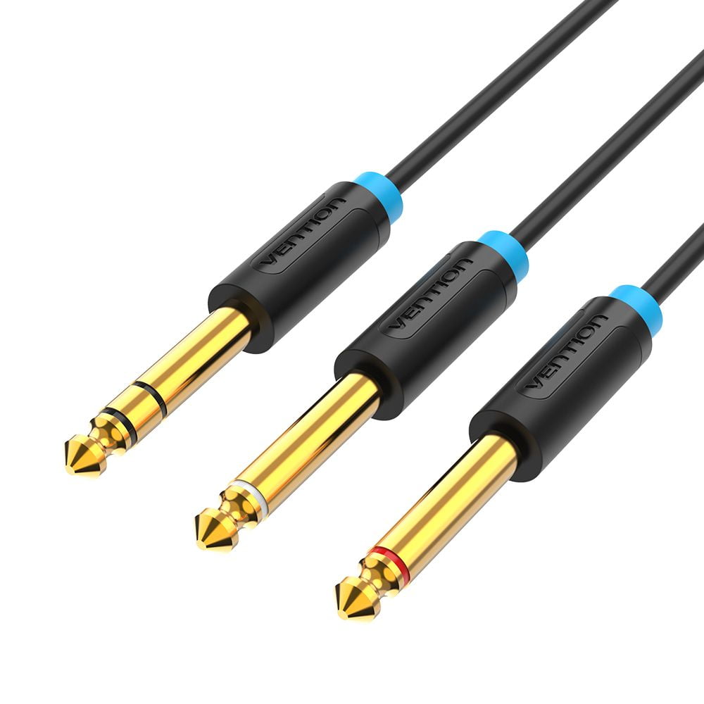Cable Stereo P10 Macho A Doble P10 Mono Dj 2m - Vention