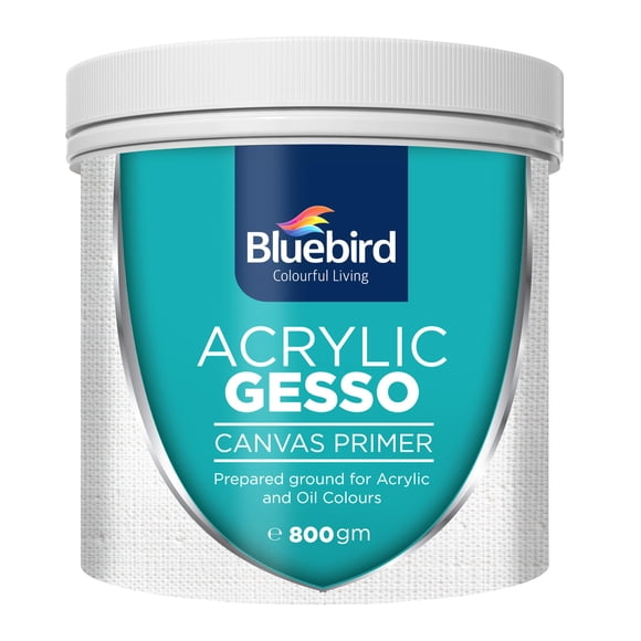 Gesso Primer BLUEBIRD Heavy para pintura acrílica, 513 ml