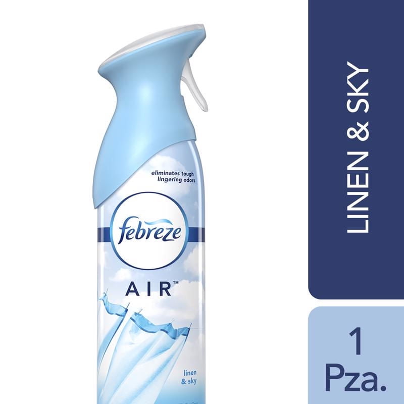 Febreze - Desodorante Ambiental Aerosol Linen Y Sky Frasco