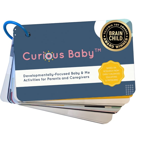 Tarjetas de actividades Curious Baby de 0 a 12 meses con tarjetas de alto contraste