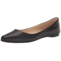 Flat Nine West Speakup Para Mujer, Piel Negra, Talla 7W