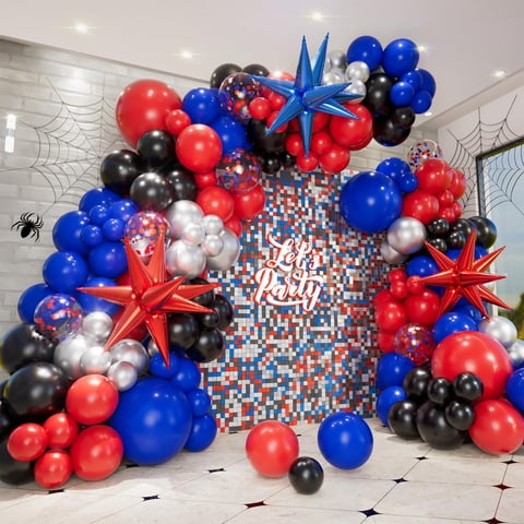 Kit De Guirnaldas Con Forma De Arco Con Forma De Globo, Diseño De Araña Bonropin, 159 Piezas