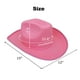 thumbnail image 2 of Gorro vaquero LAURVA Classic Felt para mujer y hombre rosa, 2 of 3