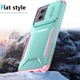thumbnail image 5 of Funda Resistente para Motorola Moto G 4G 2023 con Tapa Deslizante y Protección Militar Verde, 5 of 6