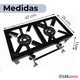 thumbnail image 3 of Fogón Cocina A Gas Licuado 2 Platos Camping Hogar, 3 of 6