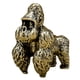 thumbnail image 4 of Escultura De Gorila En Miniatura, Adorno De Orangután De Metal Para Mesa De Casa De Casa De Té, 4 of 5