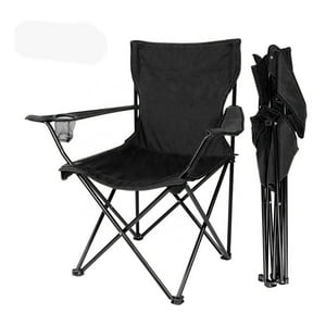 Jardimex - Silla Plegable Negra