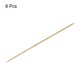 thumbnail image 3 of Uxcell 8Pcs Agujas de Tejer de Bambú de Doble Punta Tamaño US 7(4.5mm) Carbonizadas 10 pulgadas(25cm) Rectas para Manualidades Creativas DIY, 3 of 6