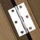 thumbnail image 5 of Bisagra plegable de metal de 8 piezas, pequeña y gruesa, para puerta de armario, color plateado, 5 of 5