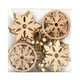 thumbnail image 1 of Colgante Hueco De Madera Para árbol De Navidad, 10 Uds., Con Cuerdas Para Decoración De Invierno, Copo De Nieve, 1 of 5