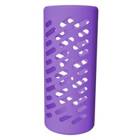 Ioensy - Funda De Silicona Para Botella De Agua, Cubierta Protectora Antideslizante Aislada, 40 Onzas, Color Morado