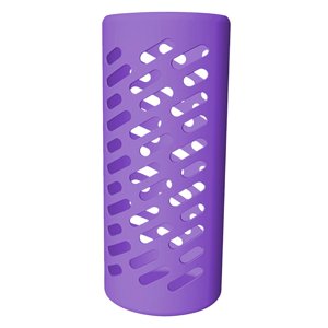 Ioensy - Funda De Silicona Para Botella De Agua, Cubierta Protectora Antideslizante Aislada, 40 Onzas, Color Morado
