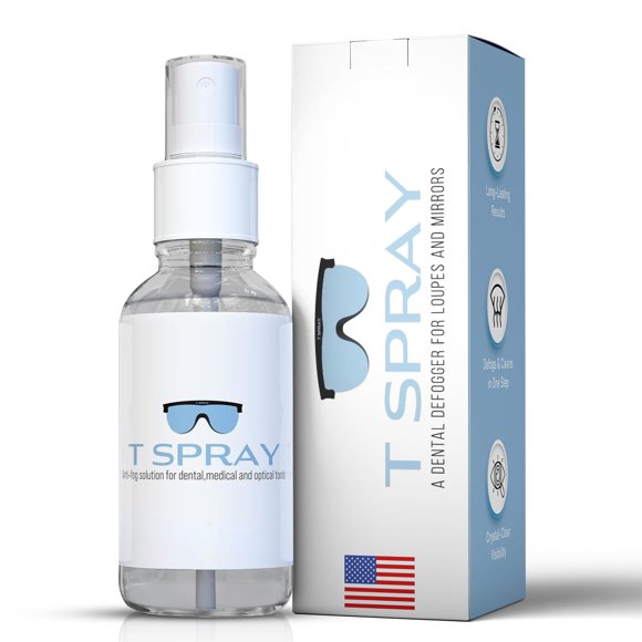Spray Antivaho T‑Spray 60 ml para gafas y lupas