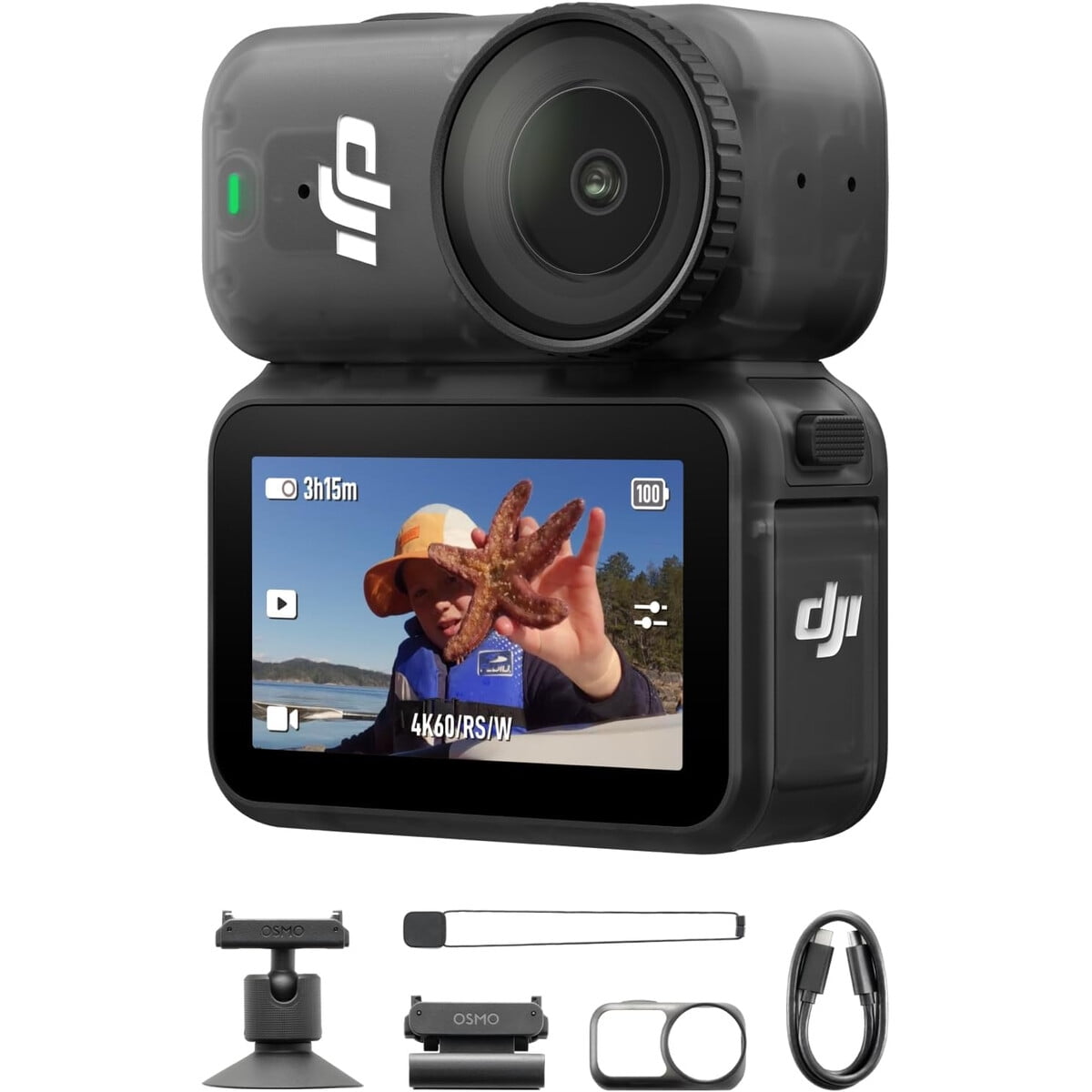 Camara Dji Osmo Nano 4k60fps 128gb Resistente Agua