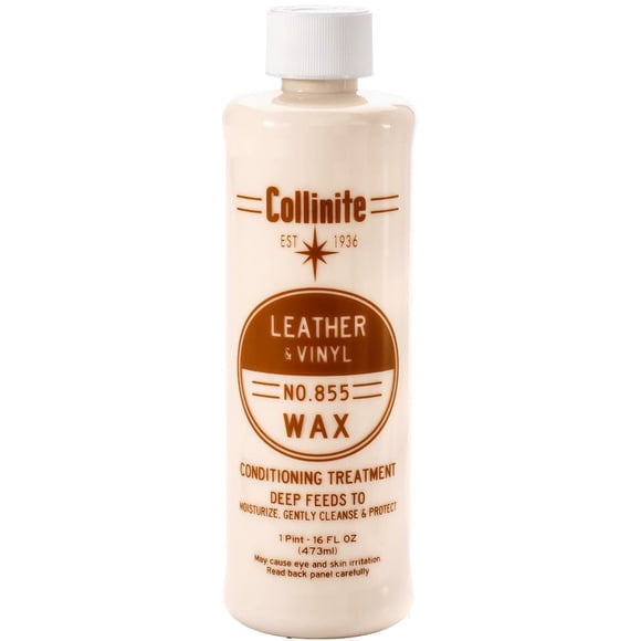 Cera para cuero y vinilo Collinite 855 restaura y protege 473 ml