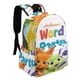 thumbnail image 2 of Fiesta de Palabras-theme Backpack, Campus style schoolbag Bookbag with Adjustable Shoulder Straps And Large Zip Compartment, Unisex Travel Bags.42x30x15cm, 2 of 6