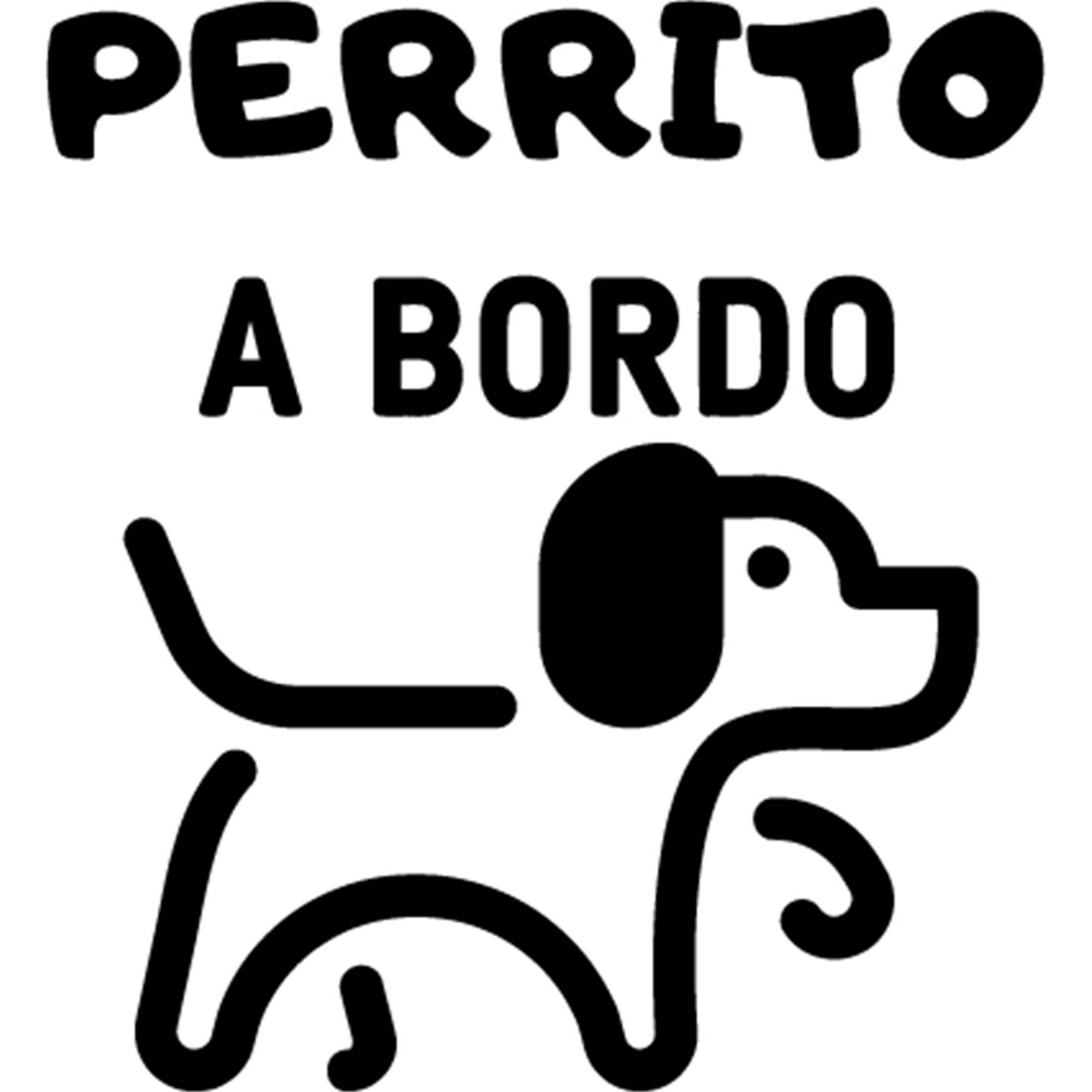 Rienda Libre - Sticker Perrito Mascota Cachorro A Bordo Auto Camioneta Suv