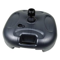 Magideal - Soporte De Base De Paraguas De Servicio Pesado Sombrilla De Peso De Reemplazo Parasol Base De Soporte De Paraguas Lleno De Agua Para Pesca Jardín Césp Negro