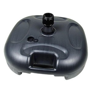 Magideal - Soporte De Base De Paraguas De Servicio Pesado Sombrilla De Peso De Reemplazo Parasol Base De Soporte De Paraguas Lleno De Agua Para Pesca Jardín Césp Negro