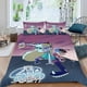thumbnail image 2 of Star vs. las Fuerzas del Mal Conjunto de sábanas temático, trío de piezas, cómodo y amigable con la piel, diseño único, regalo de decoración para el hogar para familiares, amigos y fans,140cm *210cm, 2 of 6